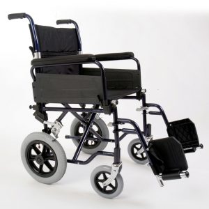 Steel Transit wheelchair (18″ seat width)